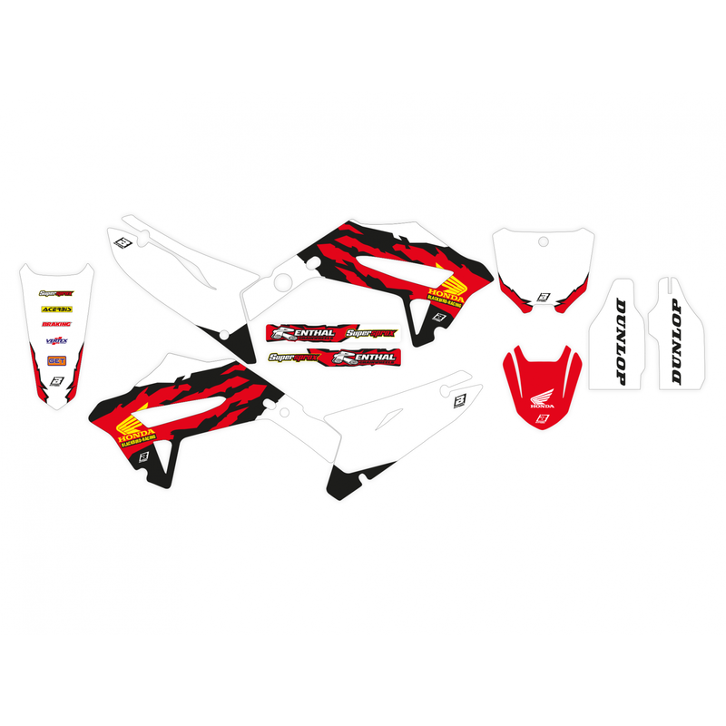 kit adhesivos pegatinas para moto retro