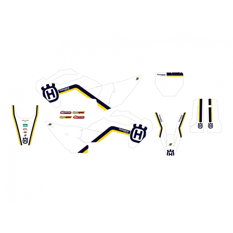 kit adhesivos pegatinas para moto retro