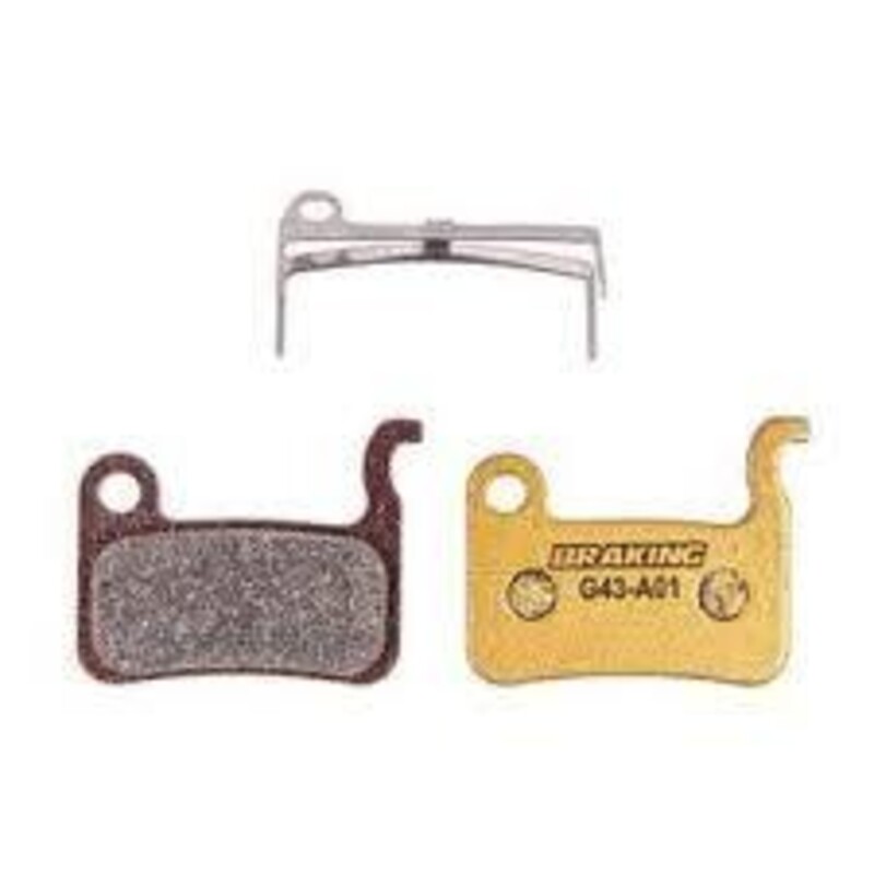 pastillas de freno carbo-metálicas de bicicleta