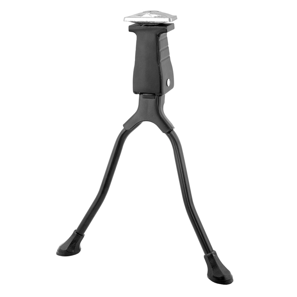 caballete central pata soporte de 2 patas regulable para bicicletas v bike