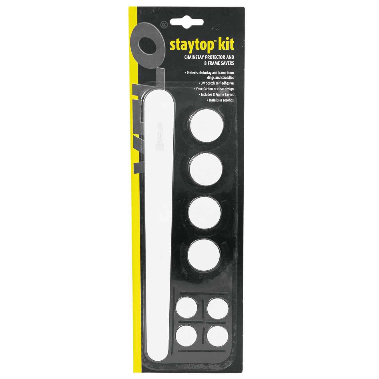kit protectores transparentes adhesivos para cuadro y vainas de bici velo