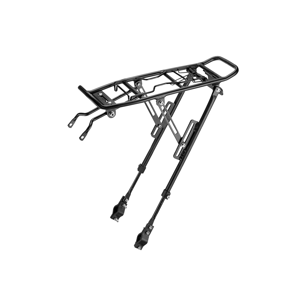 portabultos parrilla trasera aluminio negro regulable 24 a 28 para freno di