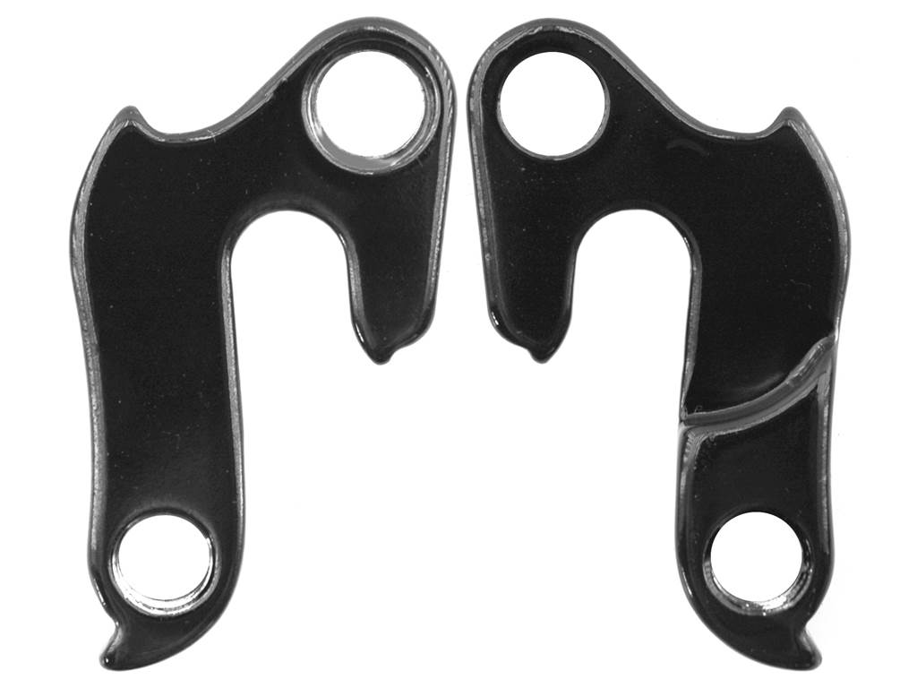 patilla puntera de cambio de bicicleta de aluminio forjado con revestimiento anodizado