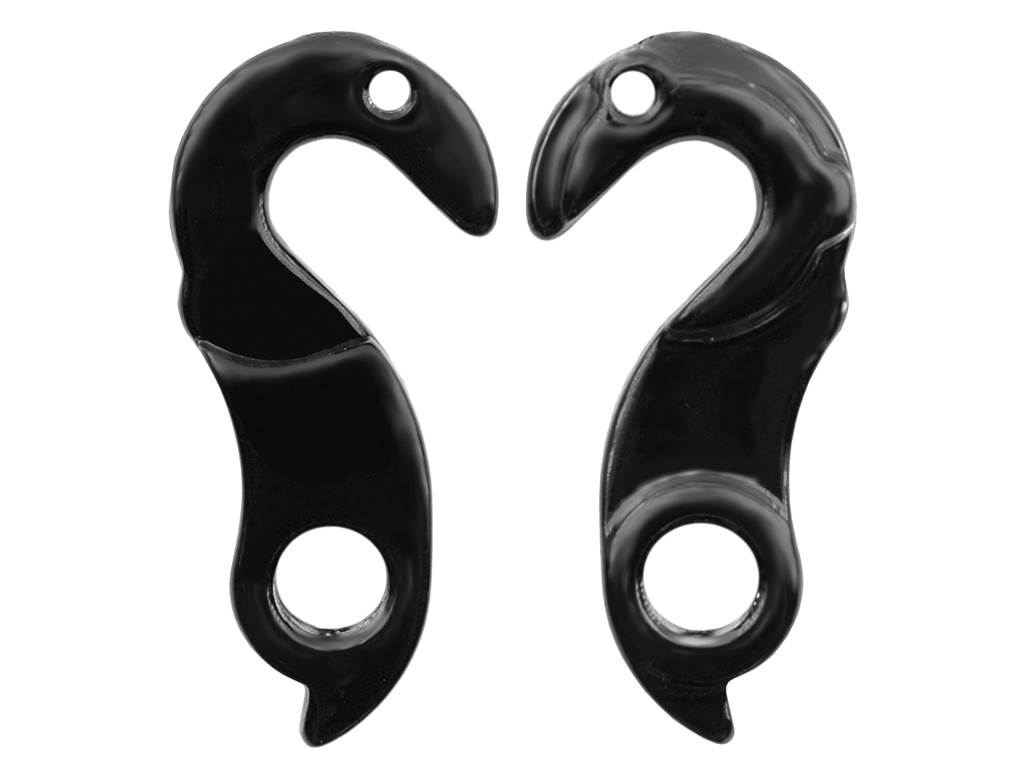 patilla de cambio de aluminio 6061-t6 forjado en frío y mecanizado cnc para bicicletas