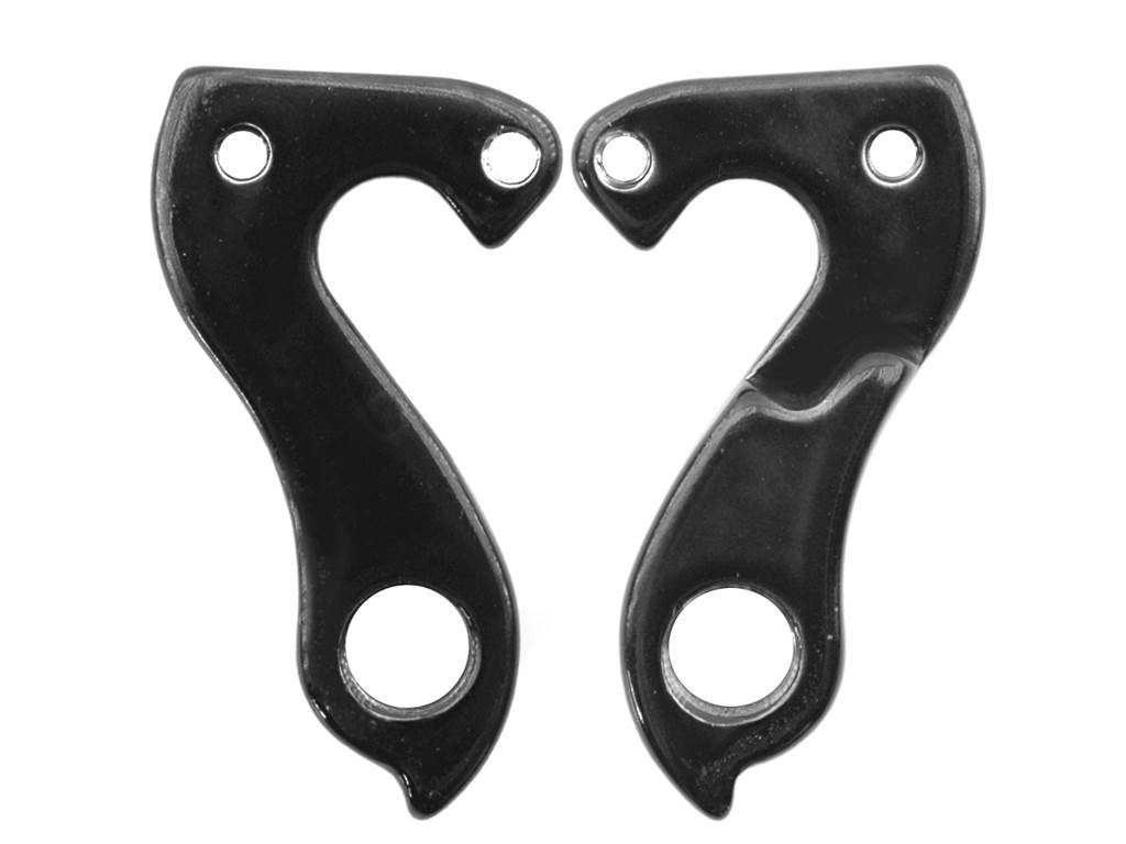 patilla puntera de cambio bicicleta - fabricada en aluminio 6061-t6, forjado en frío y acabado cnc