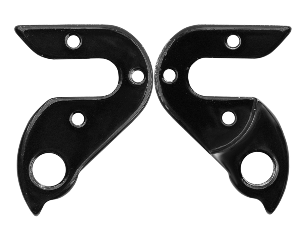 Patilla de cambio de bicicleta de aluminio 6061-T6 forjado en frío y mecanizado - Imagen 2 de 2