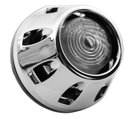 piloto trasero luz custom cromado leds  12v2/1w