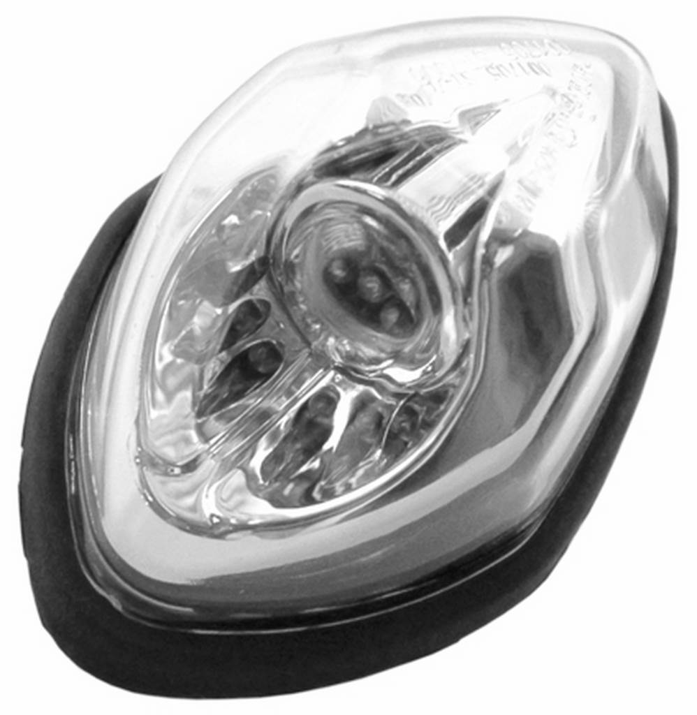 piloto trasero luz custom cromado led