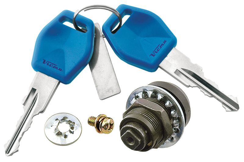 V PARTS Cerradura de sillín con llave para mayor seguridad - Marca V PARTS - Imagen 3 de 4