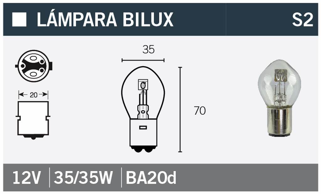 bombilla 12v35/35w