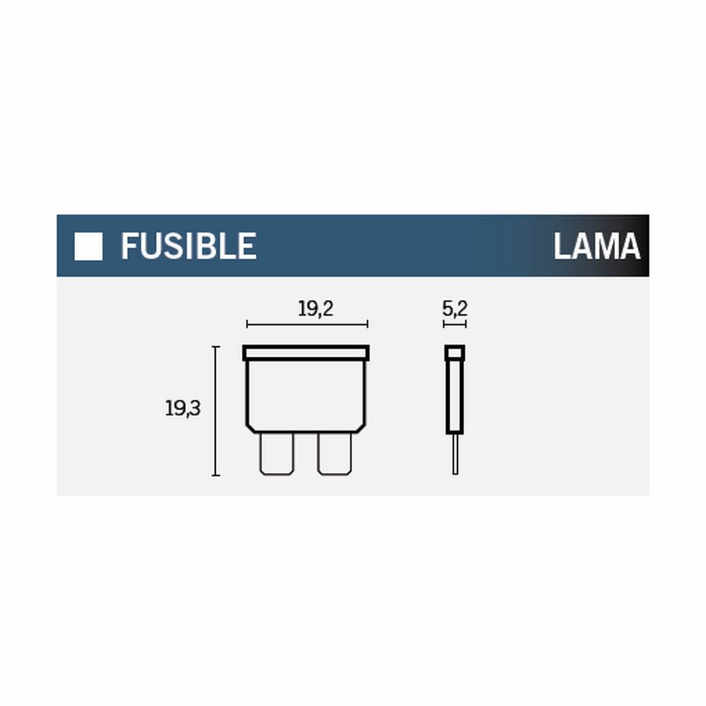 caja 50 fusibles a lama