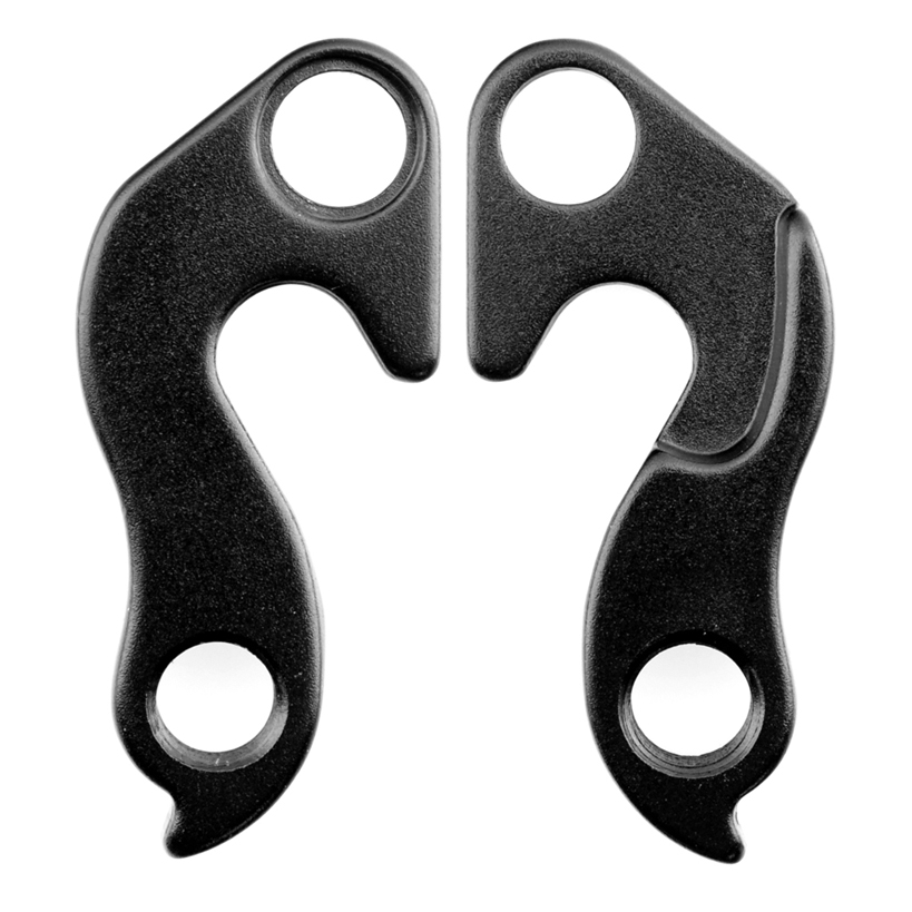 patilla puntera de cambio de bicicleta fabricada en aluminio 6061-t6 con revestimiento anodizado negro duro por v bike
