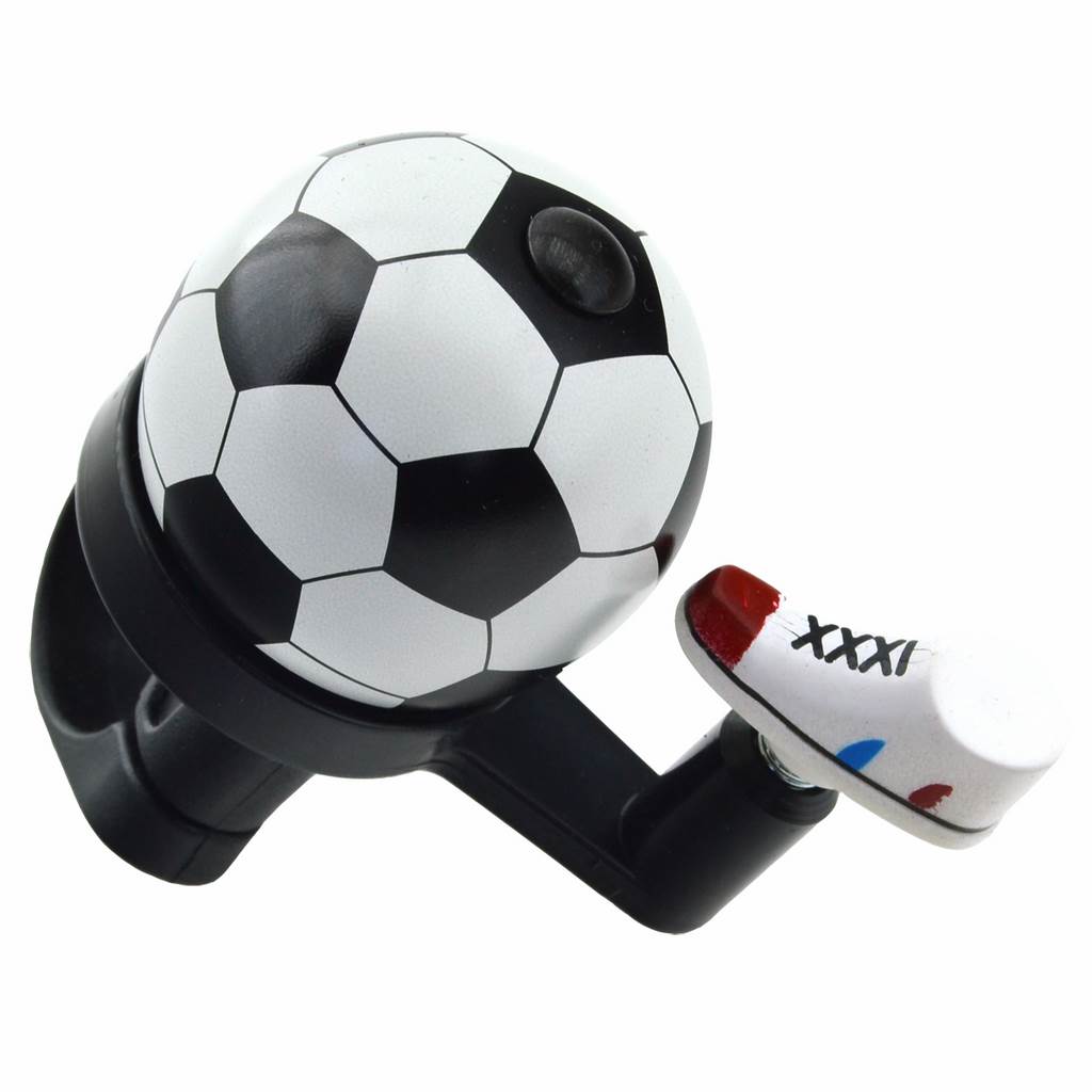 timbre pito claxon rin-rin balón de fútbol para bicicleta - v bike