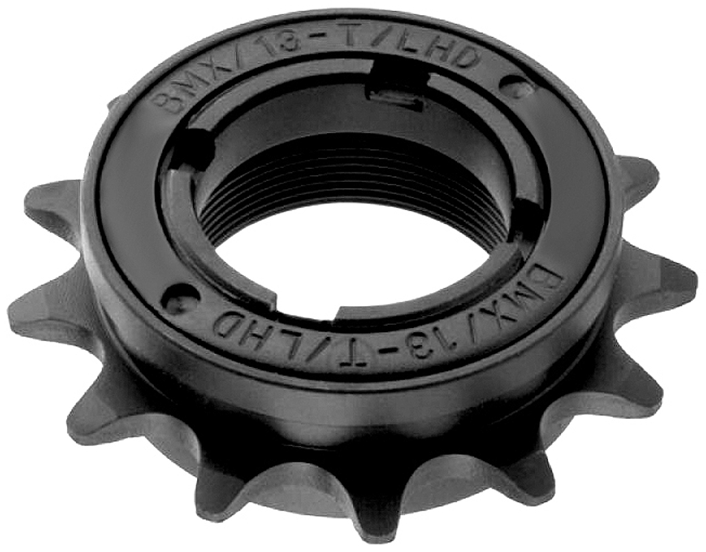 piñón bmx pro de acero cromoly de 13 dientes, negro, 30mm