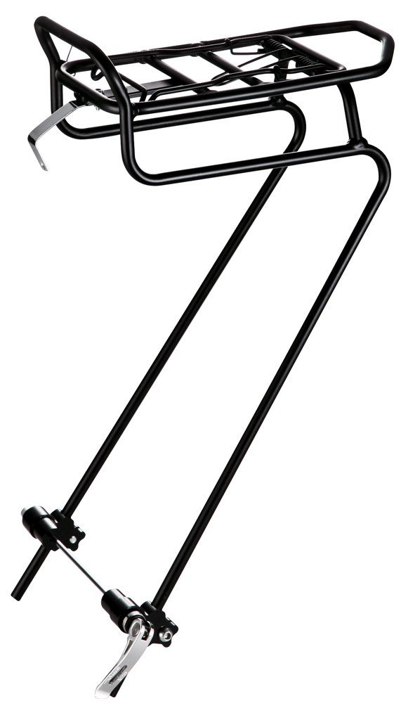 portabultos delantero regulable ostand de aluminio para bicicletas 24 a 28 pulgadas con carga máxima de 10 kg