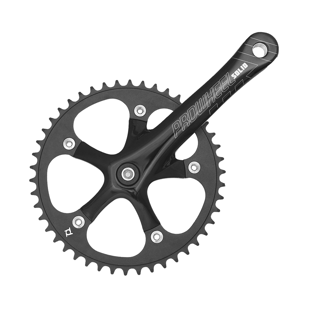 plato y bielas fixie/city prowheel 175mm 46 dientes bici bicicleta