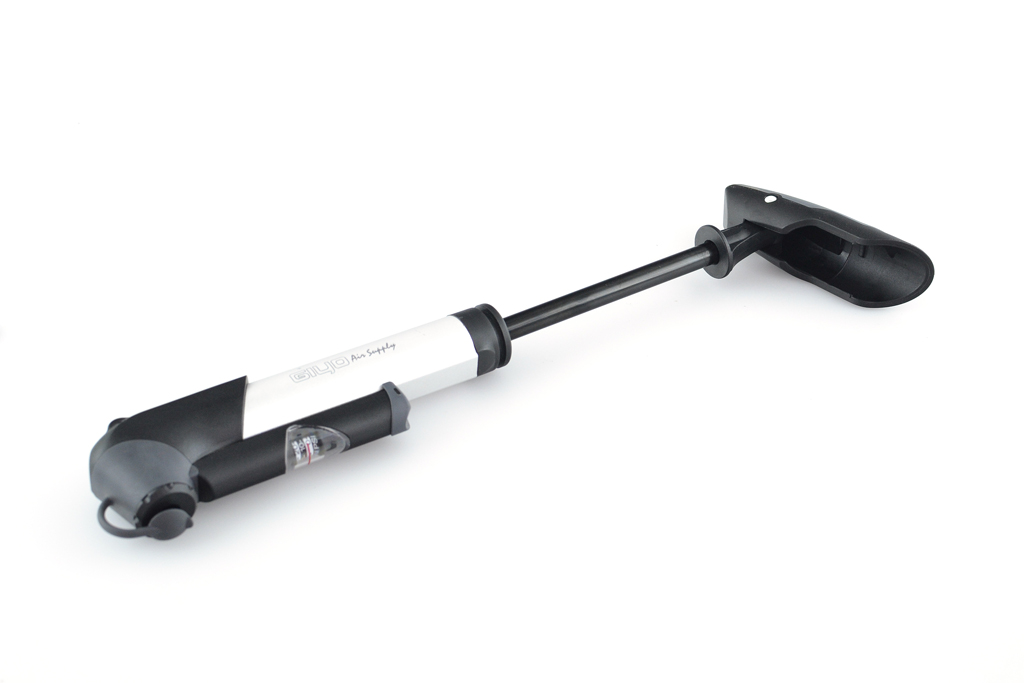 bomba mini inflador para bici presta y schrader fina gruesa manometro 120psi bic