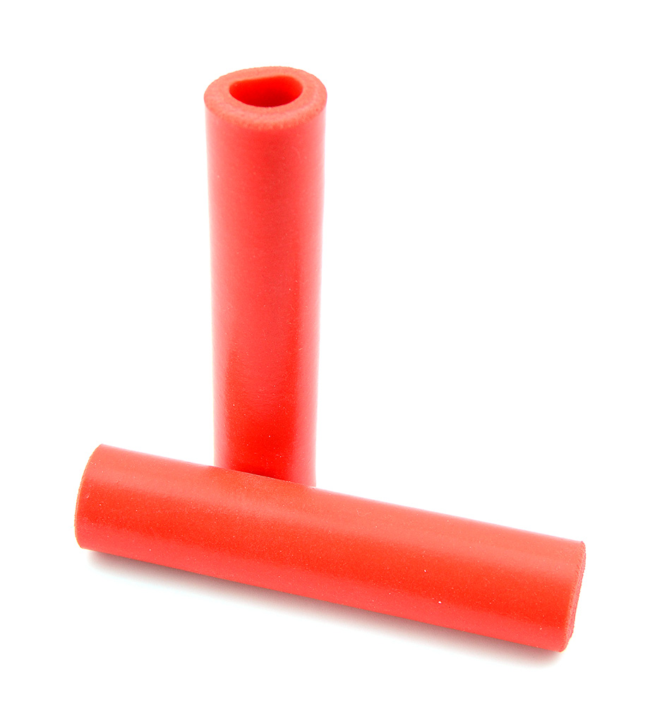puños de silicona ultraligera para maratón/ruta/rally 135 mm - par de puños para mtb, e-bike, trekking/touring