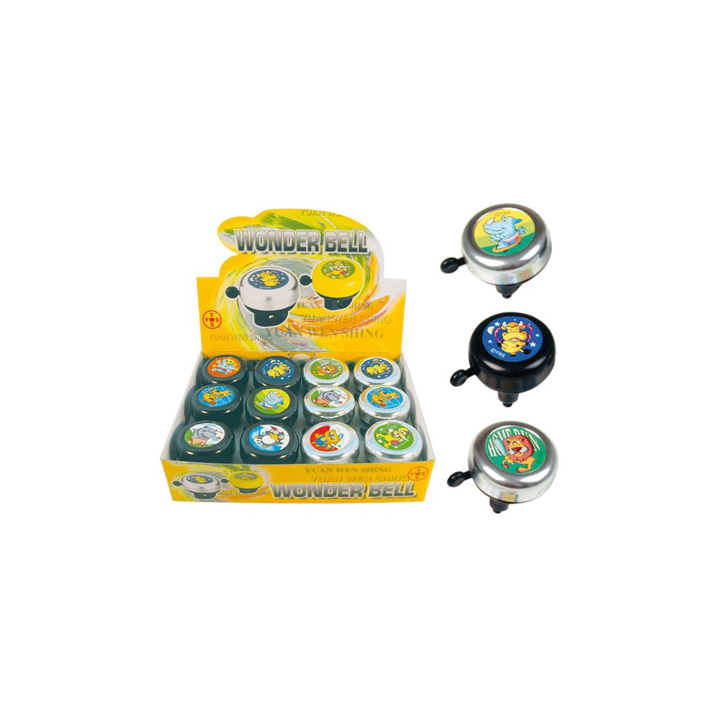 timbre pito claxon de 55 mm alu decorados surtidos