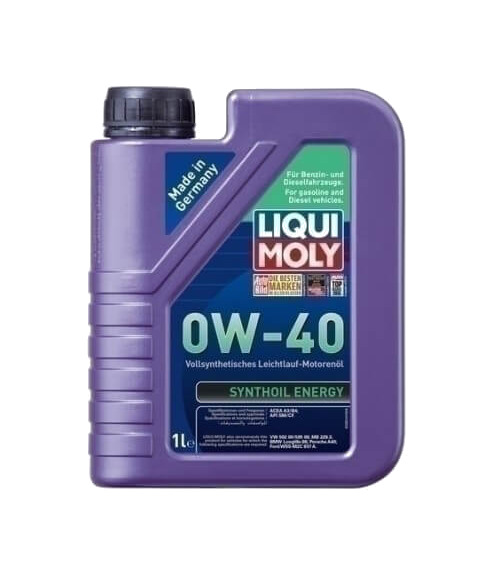 botella de aceite sintetico para motores de coche  100% synthoil energy 0w-40 polaris 1 l