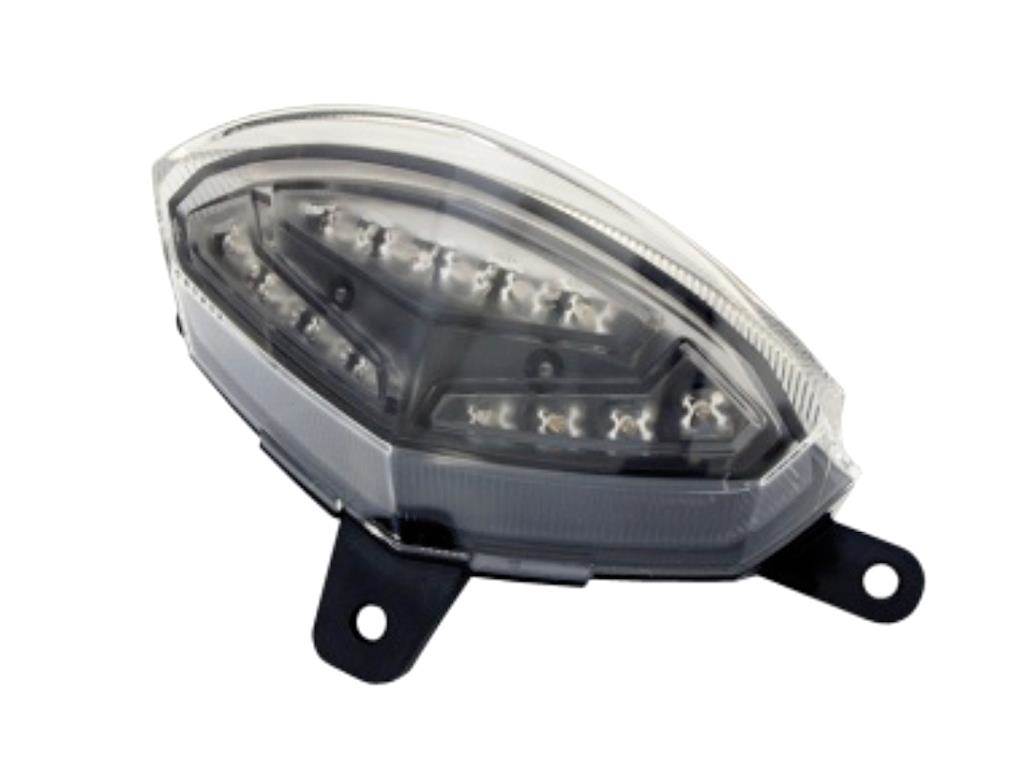 piloto trasero luz freno transparente leds
