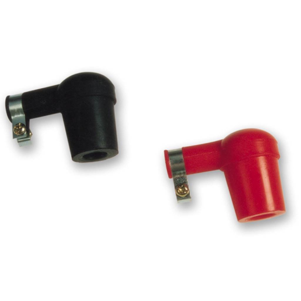pipa de bujía de silicona roja
