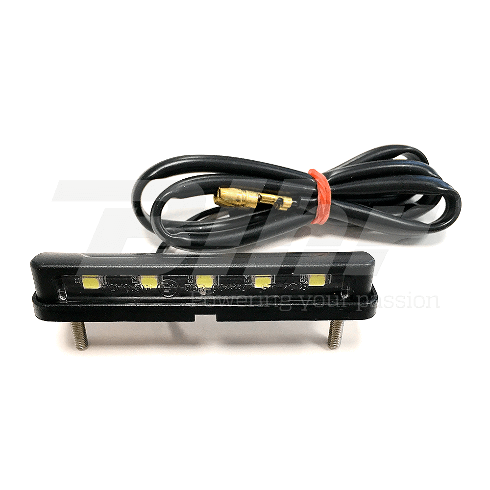 luz de matricula led universal con tornillos 12v0.5w 68,5x15mm