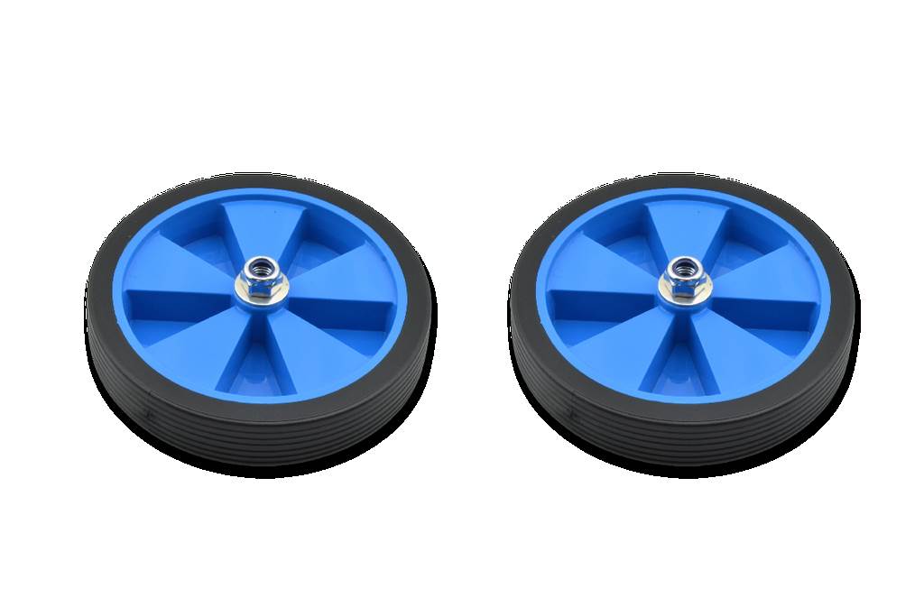 par de ruedas completas para estabiciclo infantil con llantas de colores vicma ø120mm