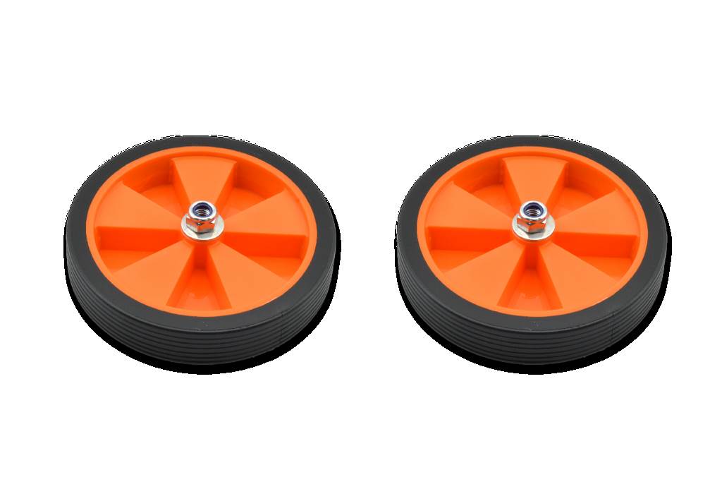 par de ruedas completas para estabiciclo infantil con llantas de colores vicma ø120mm