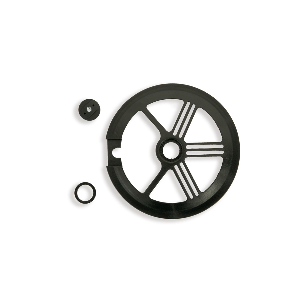 protector de plato (42/44 dientes) negro bici bicicleta