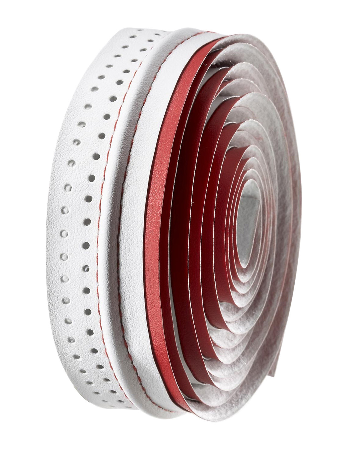 cinta de manillar para bicicleta de carretera velo vlt-041 perforada en microfibra bicolor