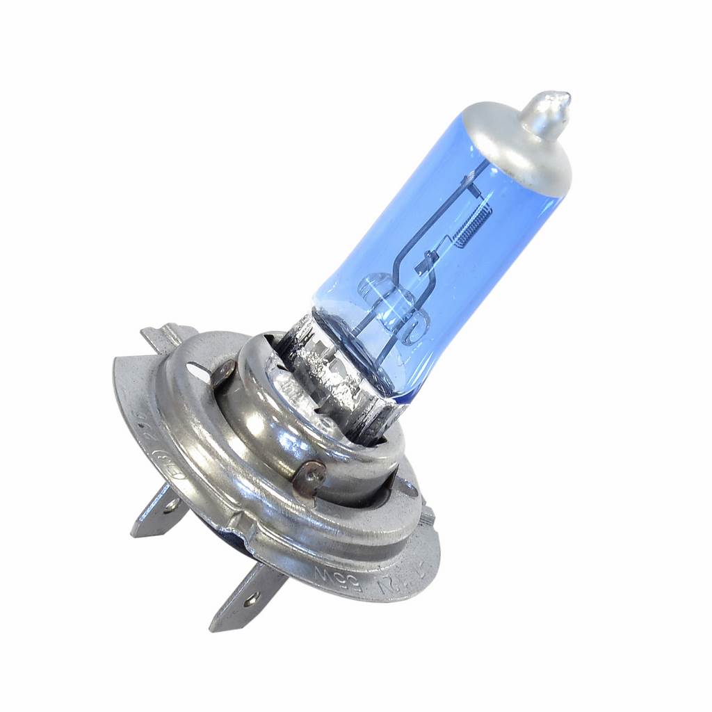lámpara bombilla h7 12v55w polaris 4200k - luz blanca polaris vision 4200k