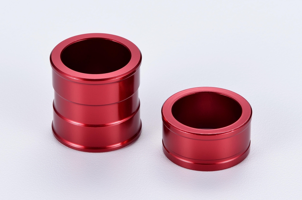 casquillos de rueda delantera  honda rojo
