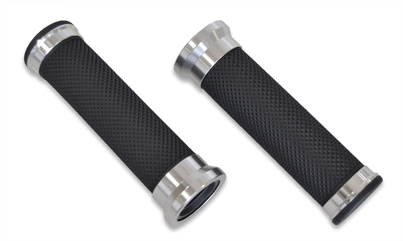 puños de moto de aluminio fresado cns para manillar vespa sintético/aluminio øint 24/24mm