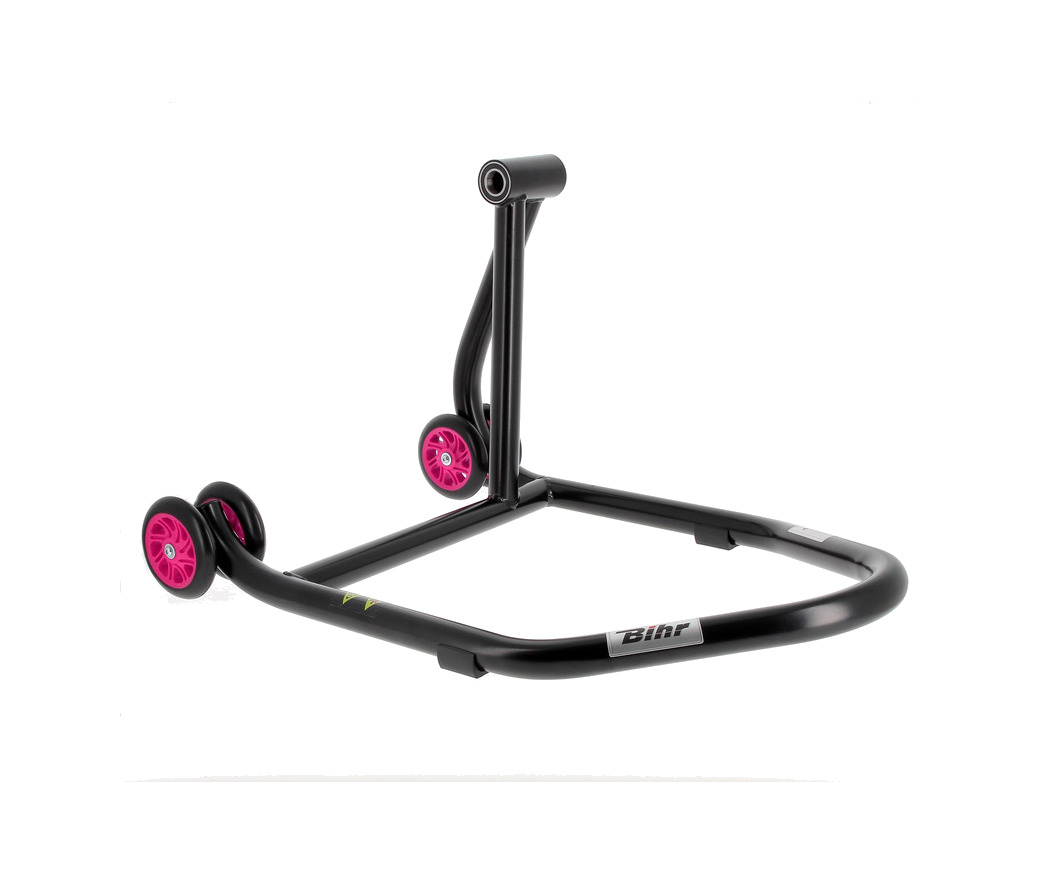 caballete monobrazo derecho ruedas rosas mono-stand home track