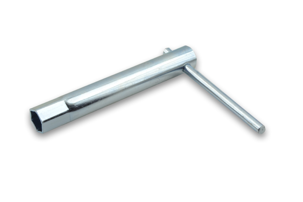 llave de bujía con palanca hexagono 16 mm