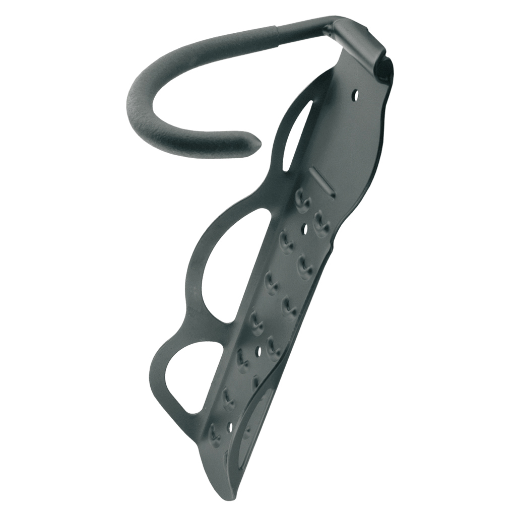 gancho colgador para bicicleta de pared con sujeción a la rueda y funda de goma anti arañazos - carga máxima 20kg