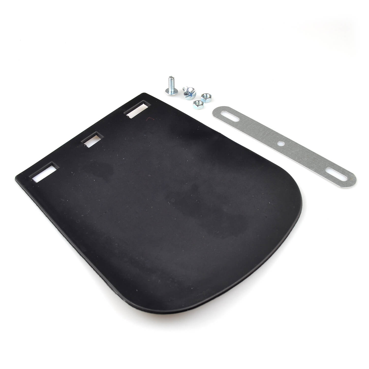 faldón guardabarros trasero vespa de goma dura 165x145mm