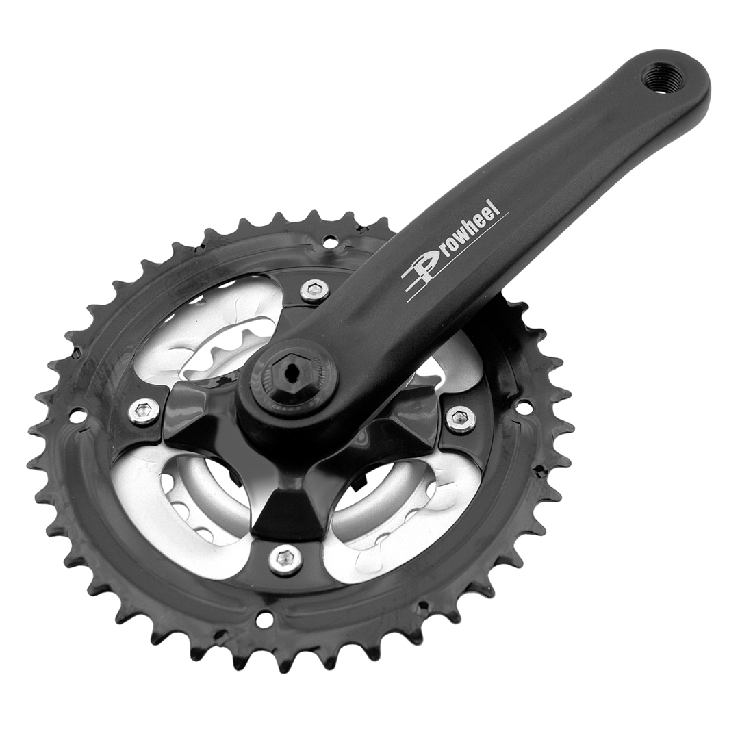 set de platos y bielas prowheel para bicicleta de montaña y paseo