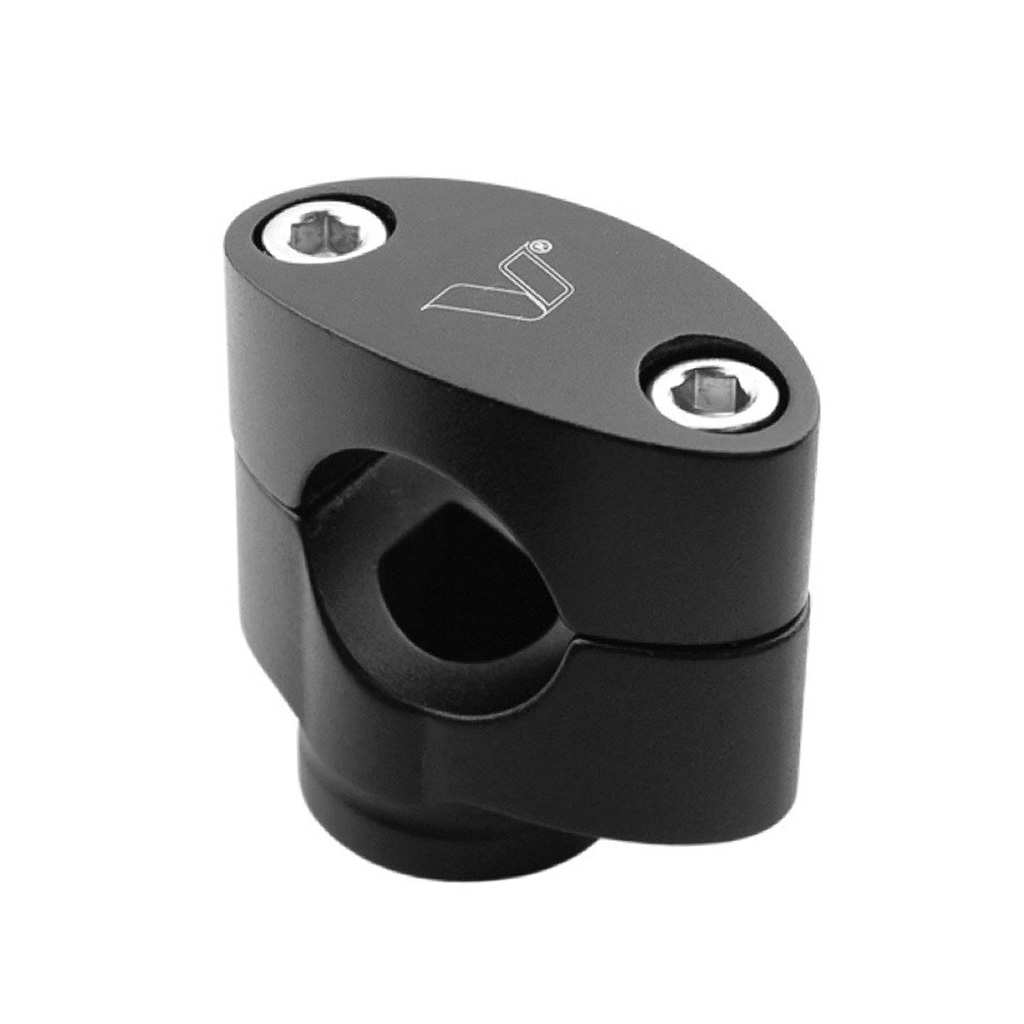 adaptador universal para manillar cónico de ø28,6mm - negro mate