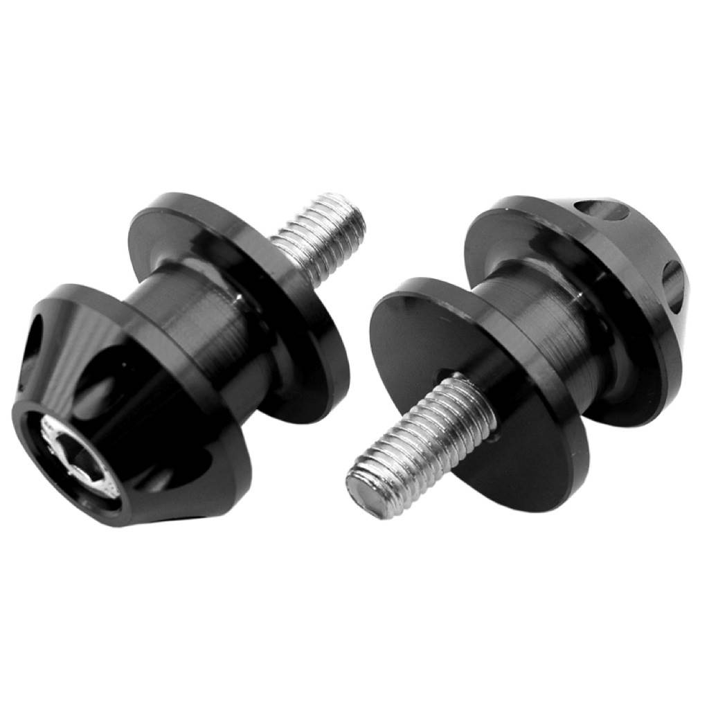 adaptadores de caballete y diábolos de titanio para honda y suzuki m8