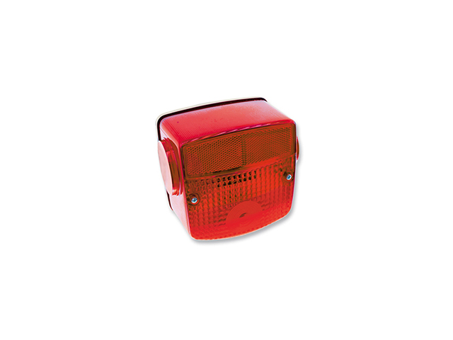 piloto trasero de cristal tulipa para luz de bicicleta