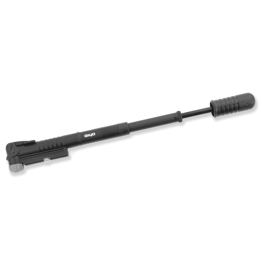 inflador de bicicleta portátil giyo con manómetro para presta y schrader