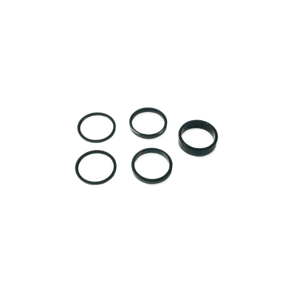 juego de arandelas supletorias para dirección a-head 28,6 mm negro de v bike