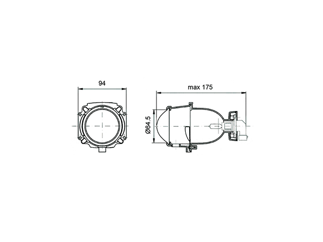 faro luz delantero universal