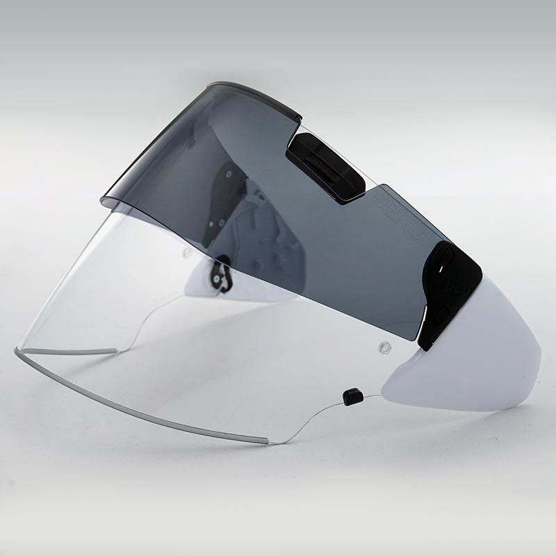 recambio pantalla + visor solar para casco pro shade vas-z