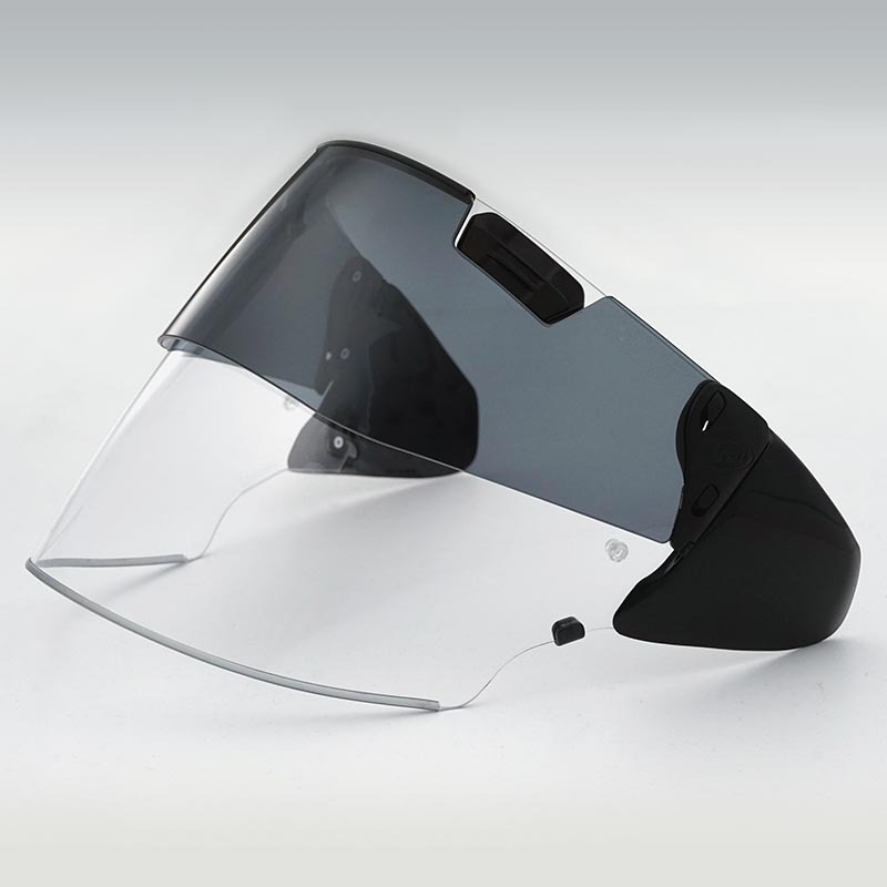 recambio pantalla + visor solar para casco pro shade vas-z