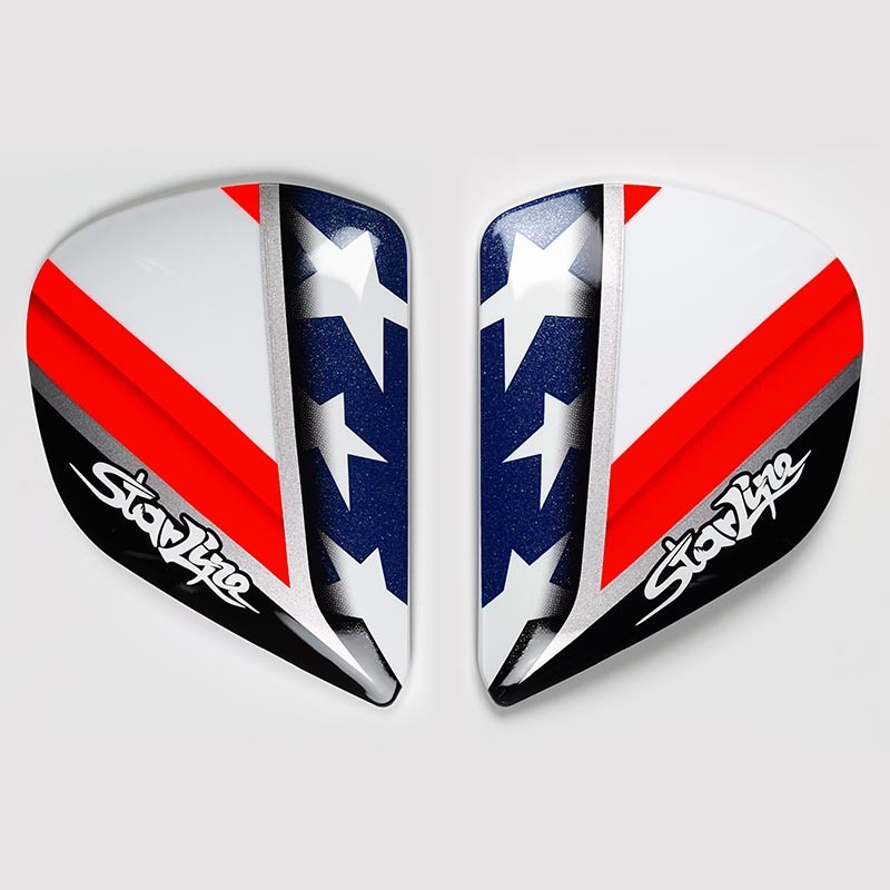 recambio cubierta mecanismo pantalla para casco moto hayden replica vas-v system