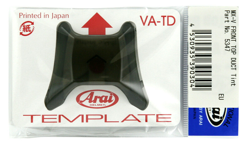 ventilación frontal para casco mx-v