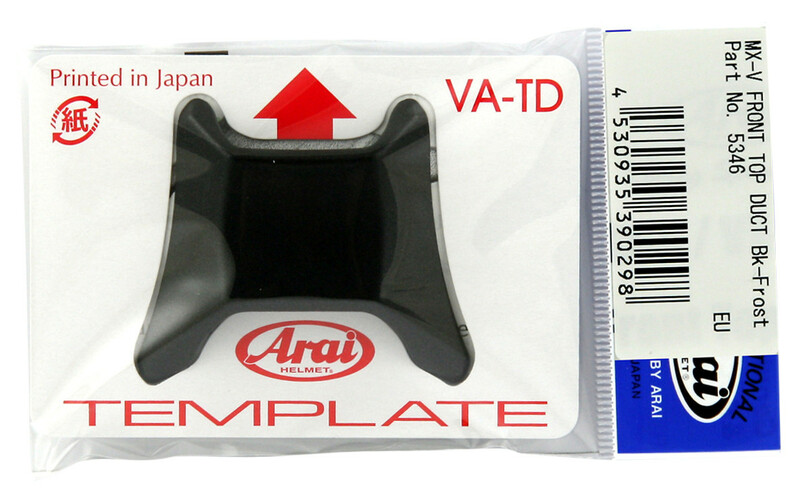 ventilación frontal para casco mx-v